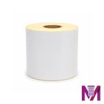 رول لیبل ریبون خور 100×100 کاغذی تک ردیفه