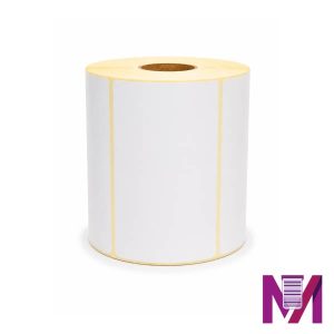 رول لیبل ریبون خور 100×50 کاغذی تک ردیفه