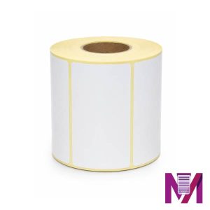 رول لیبل ریبون خور 105×65 کاغذی تک ردیفه