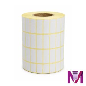 رول لیبل ریبون خور 20×10 کاغذی چهار ردیفه