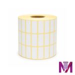 رول لیبل ریبون خور 10×30 (PVC) سه ردیفه