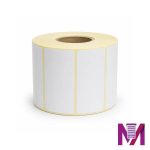 رول لیبل ریبون خور 55×50 کاغذی تک ردیفه