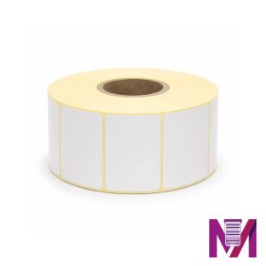 رول لیبل ریبون خور 45×30 (PVC) دو ردیفه