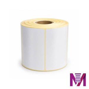 رول لیبل ریبون خور 100×50 (PVC) تک ردیفه