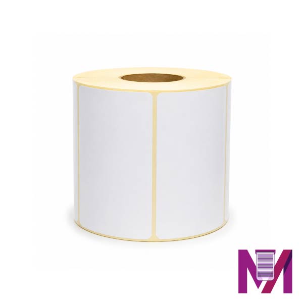 رول لیبل ریبون خور 80×50 کاغذی تک ردیفه