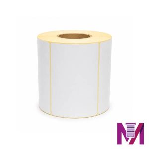 رول لیبل ریبون خور 100×60 کاغذی تک ردیفه