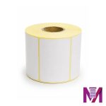 رول لیبل ریبون خور 80×60 کاغذی تک ردیفه