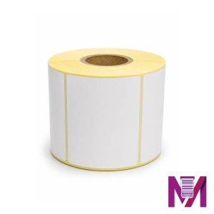 رول لیبل ریبون خور 90×60 کاغذی تک ردیفه