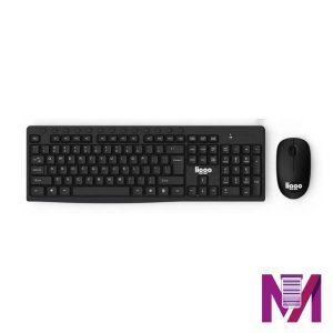 کیبورد و موس بیسیم Liggo مدل KW806
