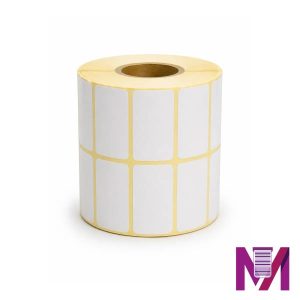 رول لیبل ریبون خور 40×20 کاغذی دو ردیفه