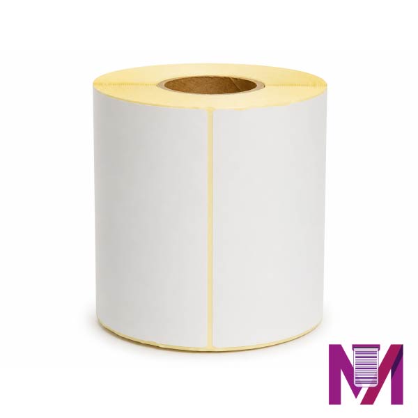 رول لیبل ریبون خور 100×150 (PVC) تک ردیفه