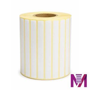 رول لیبل ریبون خور 100×10 (PVC) تک ردیفه