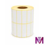 رول لیبل ریبون خور 45×15 کاغذی دو ردیفه
