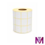 رول لیبل ریبون خور 31×21 کاغذی سه ردیفه