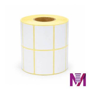 رول لیبل ریبون خور 51×34 کاغذی دو ردیفه