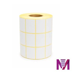 رول لیبل ریبون خور 35×25 کاغذی سه ردیفه