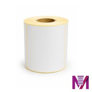 رول لیبل ریبون خور 100×80 کاغذی تک ردیفه